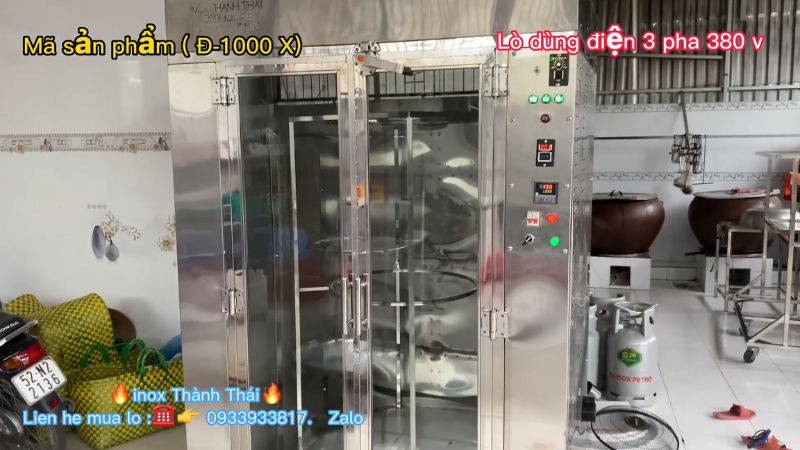 Lò Quay Vịt Bằng Điện