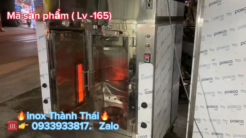 Lò quay vịt bằng gas